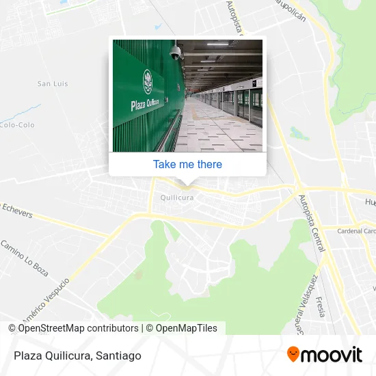 Plaza Quilicura map