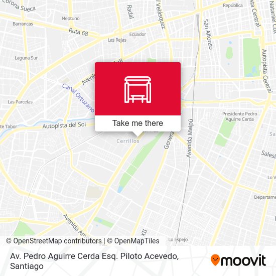 Av. Pedro Aguirre Cerda Esq. Piloto Acevedo map