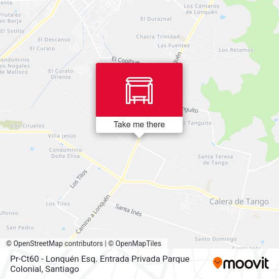 Mapa de Pr-Ct60 - Lonquén Esq. Entrada Privada Parque Colonial