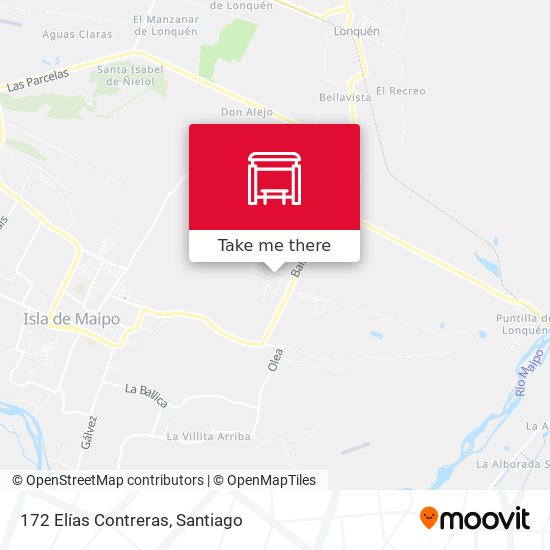 Mapa de 172 Elías Contreras