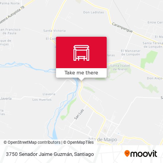 3750 Senador Jaime Guzmán map