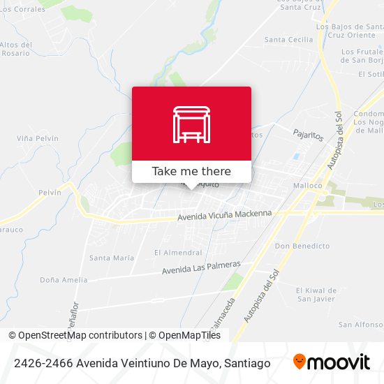 2426-2466 Avenida Veintiuno De Mayo map