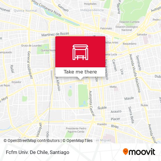 Fcfm Univ. De Chile map