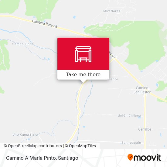 Camino A María Pinto map