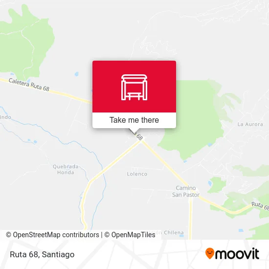 Ruta 68 map