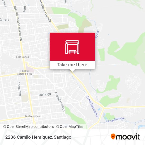 2236 Camilo Henríquez map