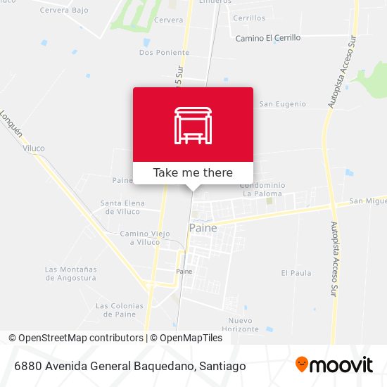 6880 Avenida General Baquedano map