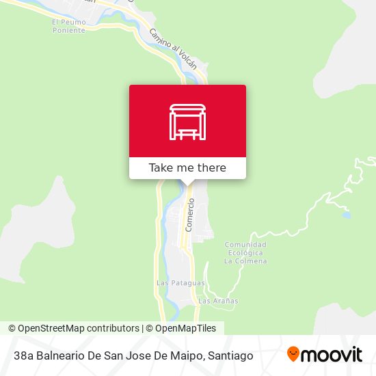 38a Balneario De San Jose De Maipo map