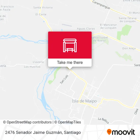 2476 Senador Jaime Guzmán map