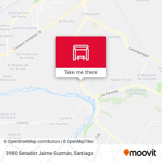 3980 Senador Jaime Guzmán map
