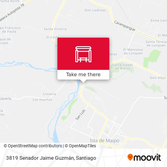 3819 Senador Jaime Guzmán map