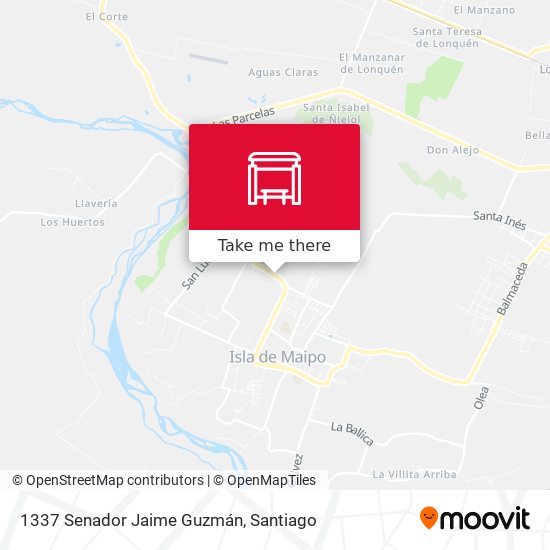 1337 Senador Jaime Guzmán map