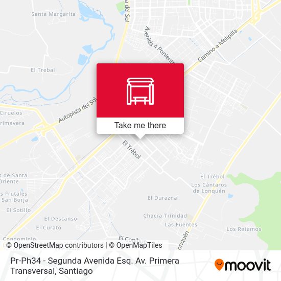 Mapa de Pr-Ph34 - Segunda Avenida Esq. Av. Primera Transversal