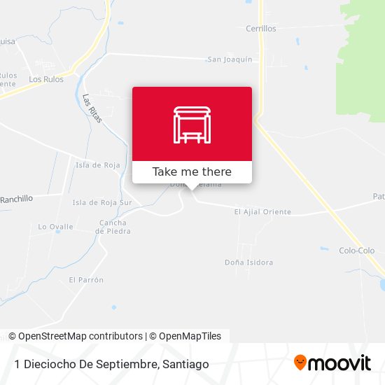 1 Dieciocho De Septiembre map