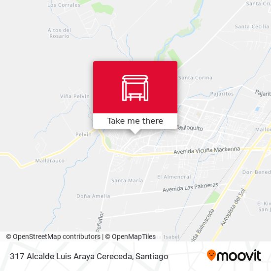 317 Alcalde Luis Araya Cereceda map