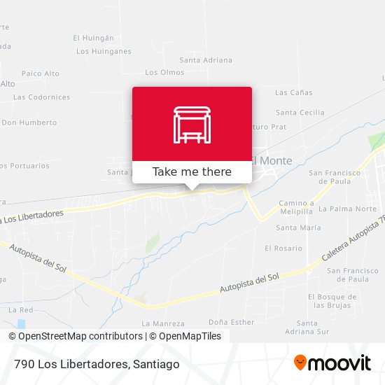 790 Los Libertadores map