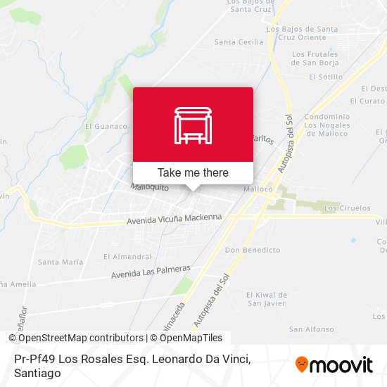 Mapa de Pr-Pf49 Los Rosales Esq. Leonardo Da Vinci