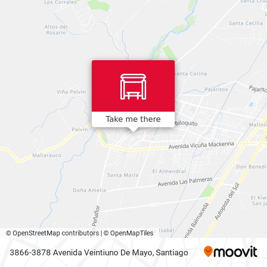 3866-3878 Avenida Veintiuno De Mayo map
