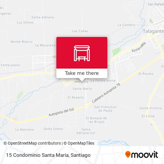 15 Condominio Santa María map