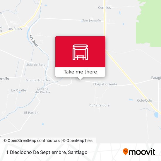 Mapa de 1 Dieciocho De Septiembre