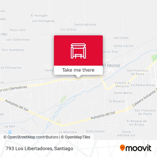 793 Los Libertadores map
