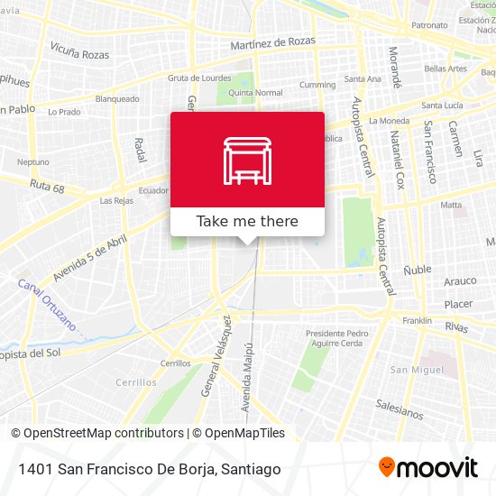 1401 San Francisco De Borja map