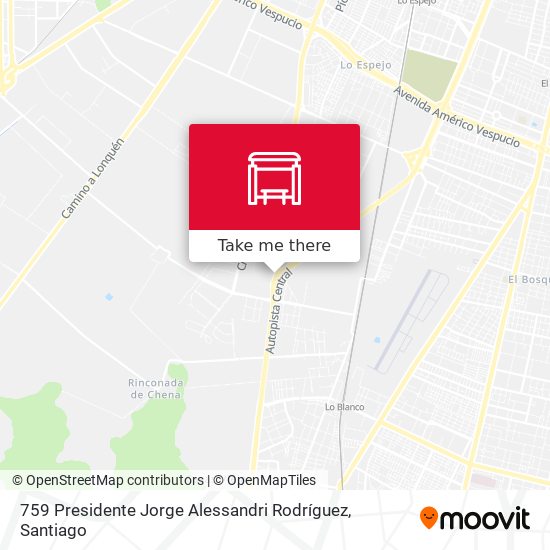 759 Presidente Jorge Alessandri Rodríguez map
