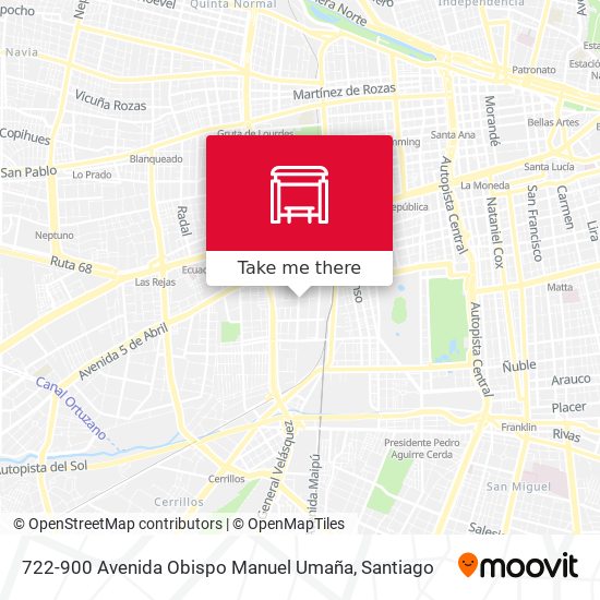 722-900 Avenida Obispo Manuel Umaña map