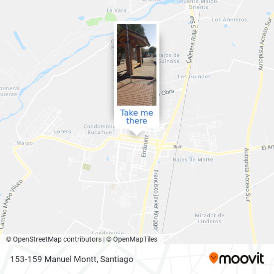 153-159 Manuel Montt map