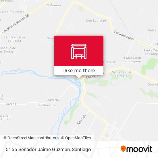5165 Senador Jaime Guzmán map