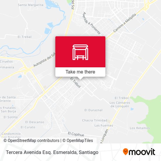 Tercera Avenida Esq. Esmeralda map