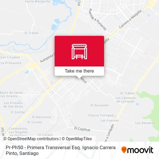 Mapa de Pr-Ph50 - Primera Transversal Esq. Ignacio Carrera Pinto