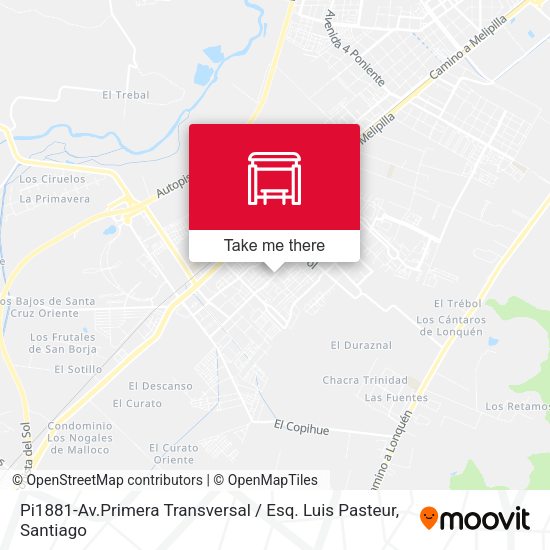 Mapa de Pi1881-Av.Primera Transversal / Esq. Luis Pasteur