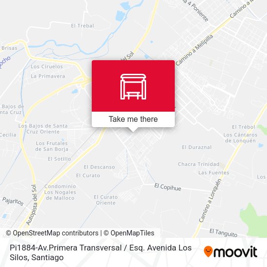 Mapa de Pi1884-Av.Primera Transversal / Esq. Avenida Los Silos