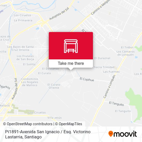 Pi1891-Avenida San Ignacio / Esq. Victorino Lastarria map