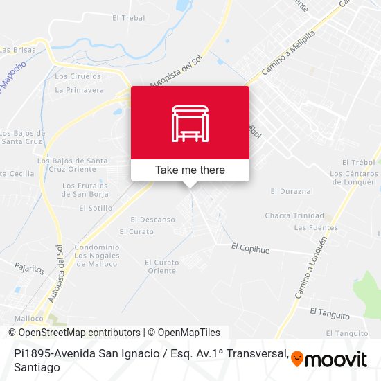 Pi1895-Avenida San Ignacio / Esq. Av.1ª Transversal map