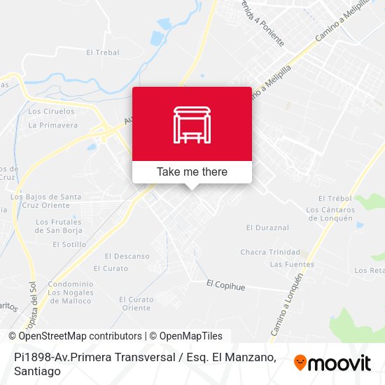 Mapa de Pi1898-Av.Primera Transversal / Esq. El Manzano