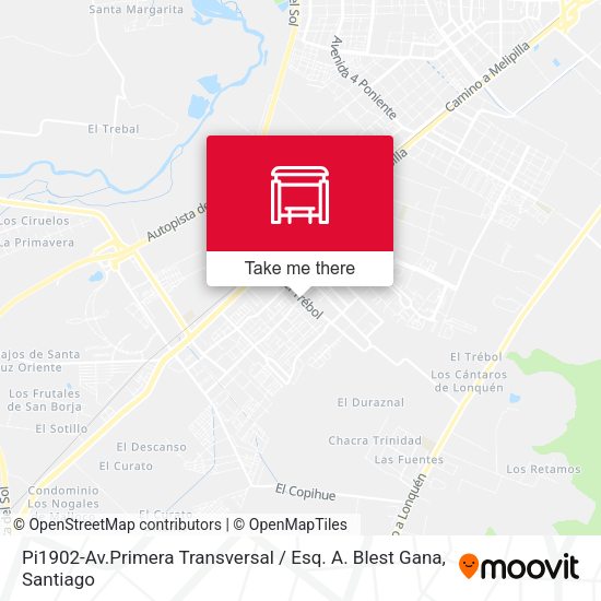 Pi1902-Av.Primera Transversal / Esq. A. Blest Gana map