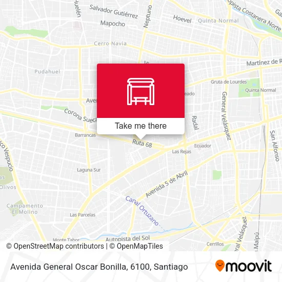 Avenida General Oscar Bonilla, 6100 map