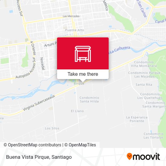 Buena Vista Pirque map