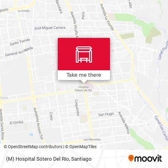 (M) Hospital Sótero Del Río map