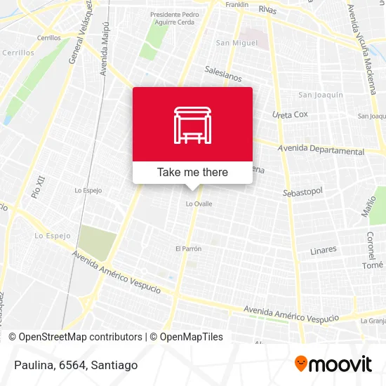 Paulina, 6564 map