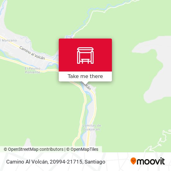 Camino Al Volcán, 20994-21715 map
