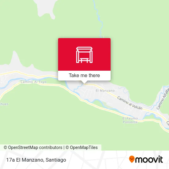 17a El Manzano map