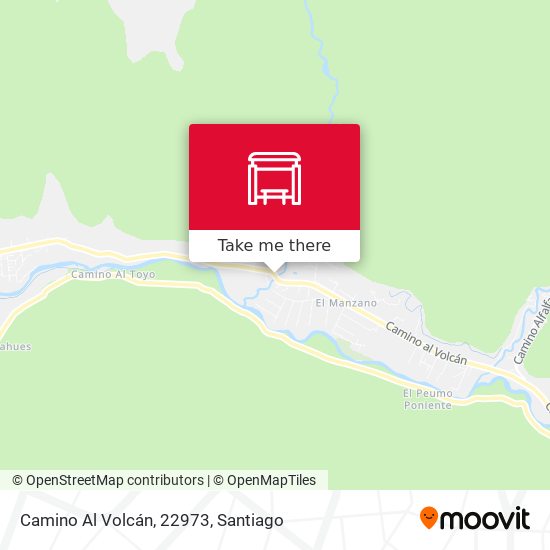 Mapa de Camino Al Volcán, 22973
