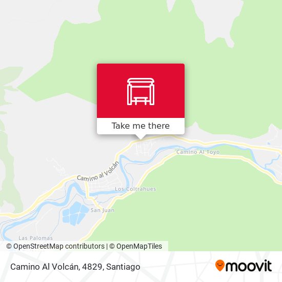 Camino Al Volcán, 4829 map