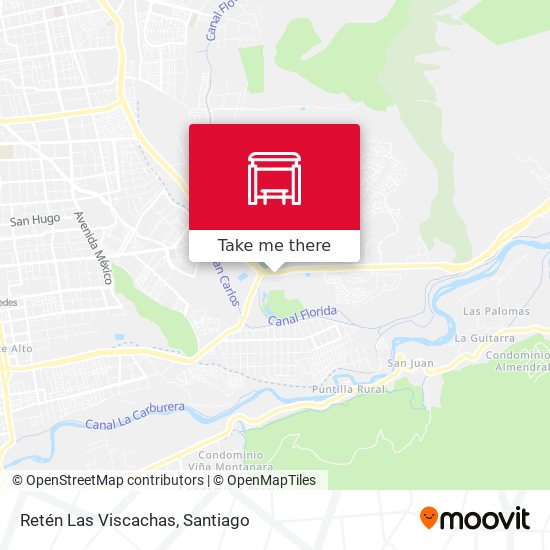 Retén Las Viscachas map