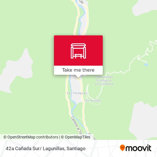 42a Cañada Sur/ Lagunillas map