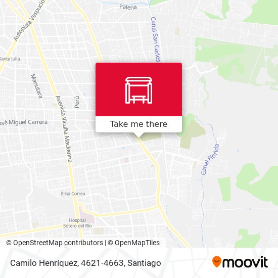 Mapa de Camilo Henríquez, 4621-4663
