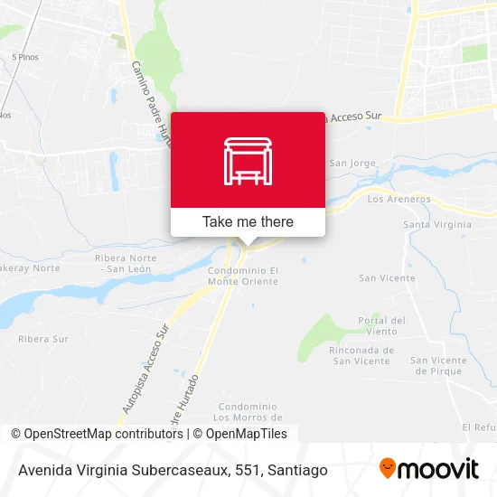 Avenida Virginia Subercaseaux, 551 map